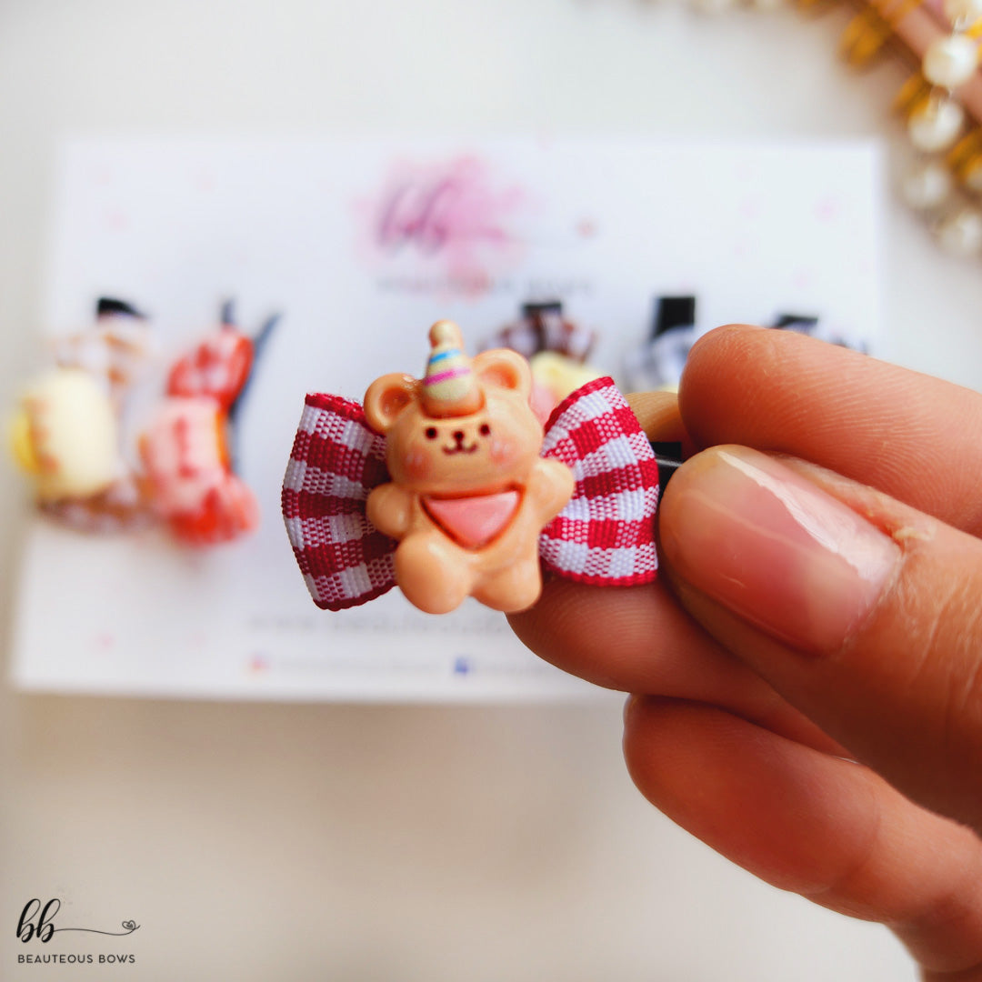 Beary Cute Clip Set of 6