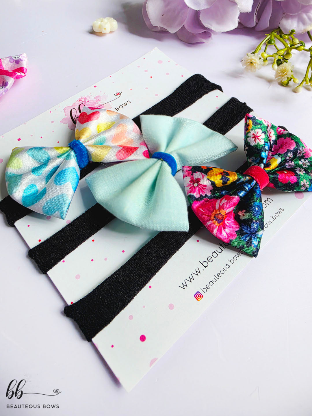 Blue Headband Set