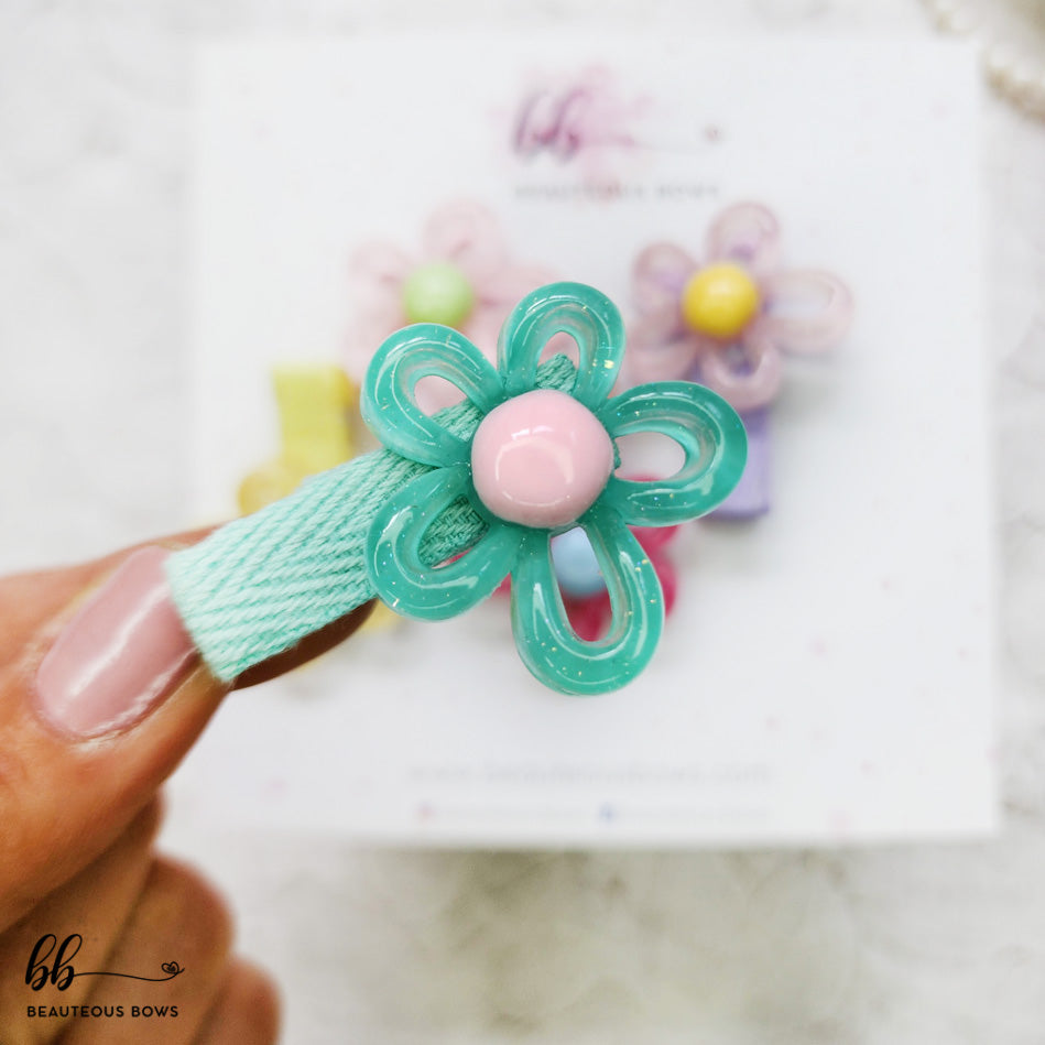Candy Petals Clip Set of 5