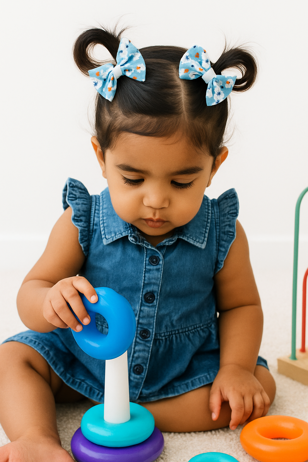 Daisy Mini Bow Set of 2
