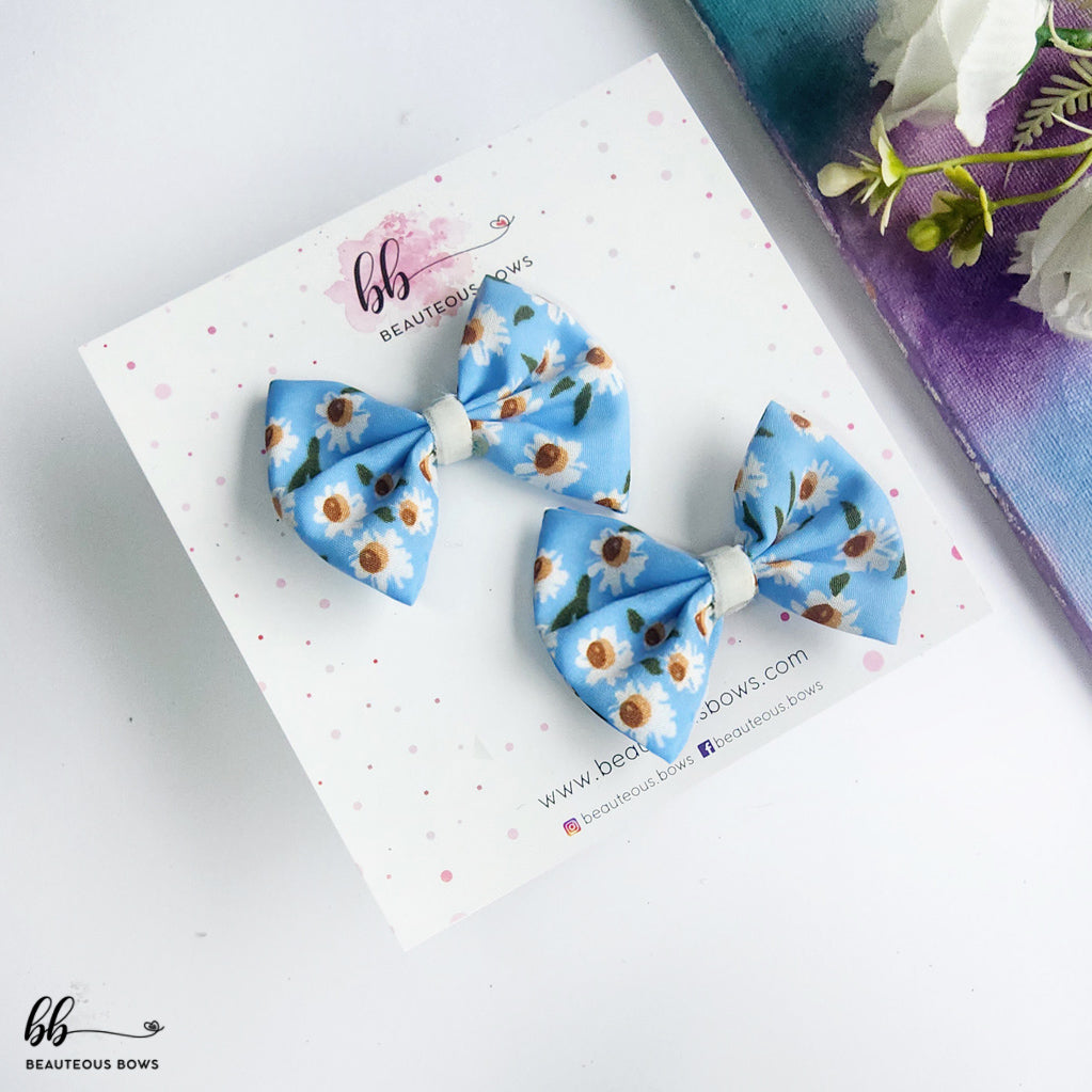 Daisy Mini Bow Set of 2