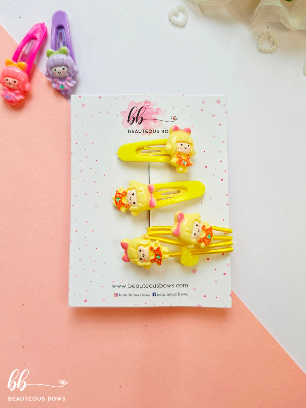 Doll Hair Tie & Tic Tac Set