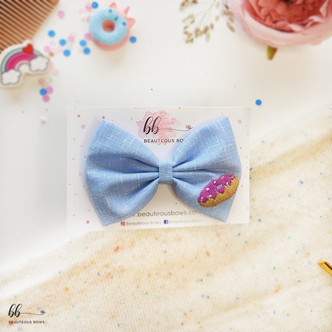 Sweet Donut Standard Hair Bow