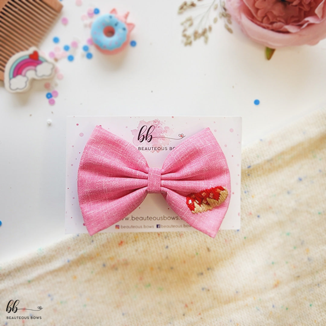Sweet Donut Standard Hair Bow