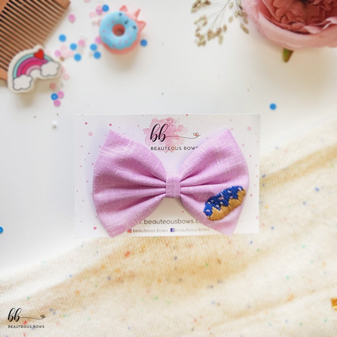 Sweet Donut Standard Hair Bow