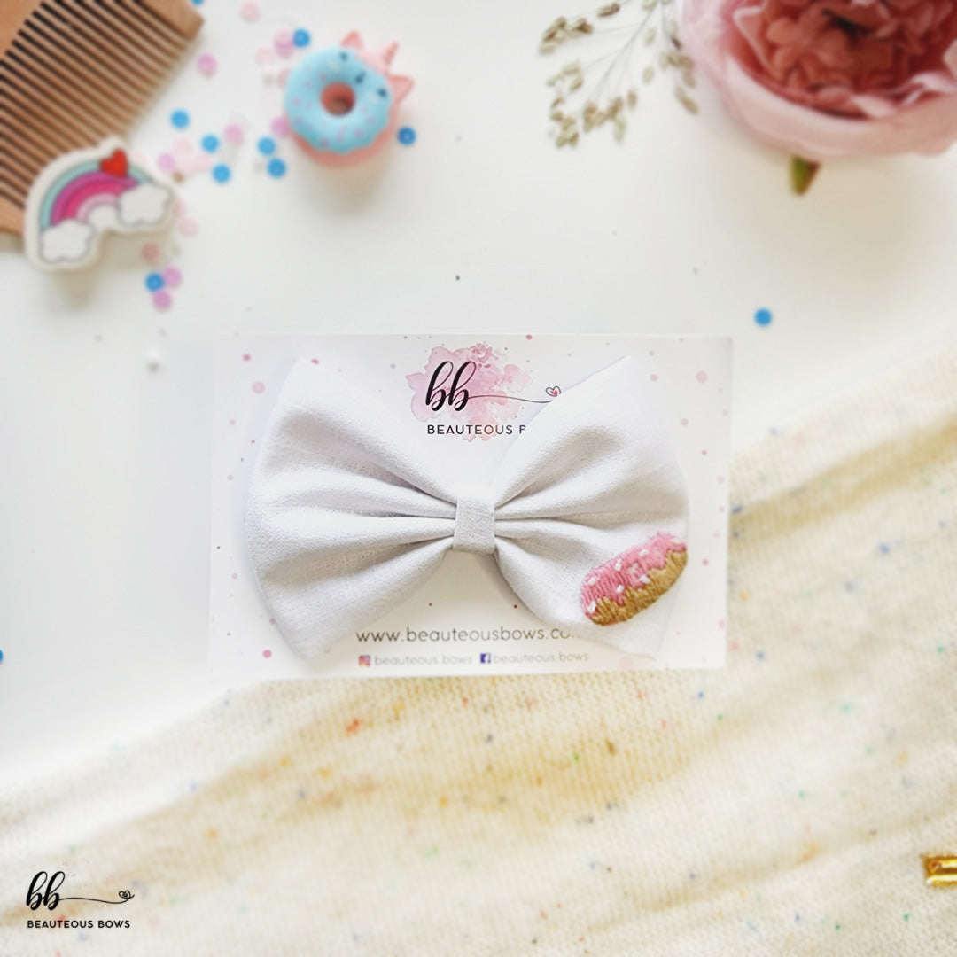 Sweet Donut Standard Hair Bow