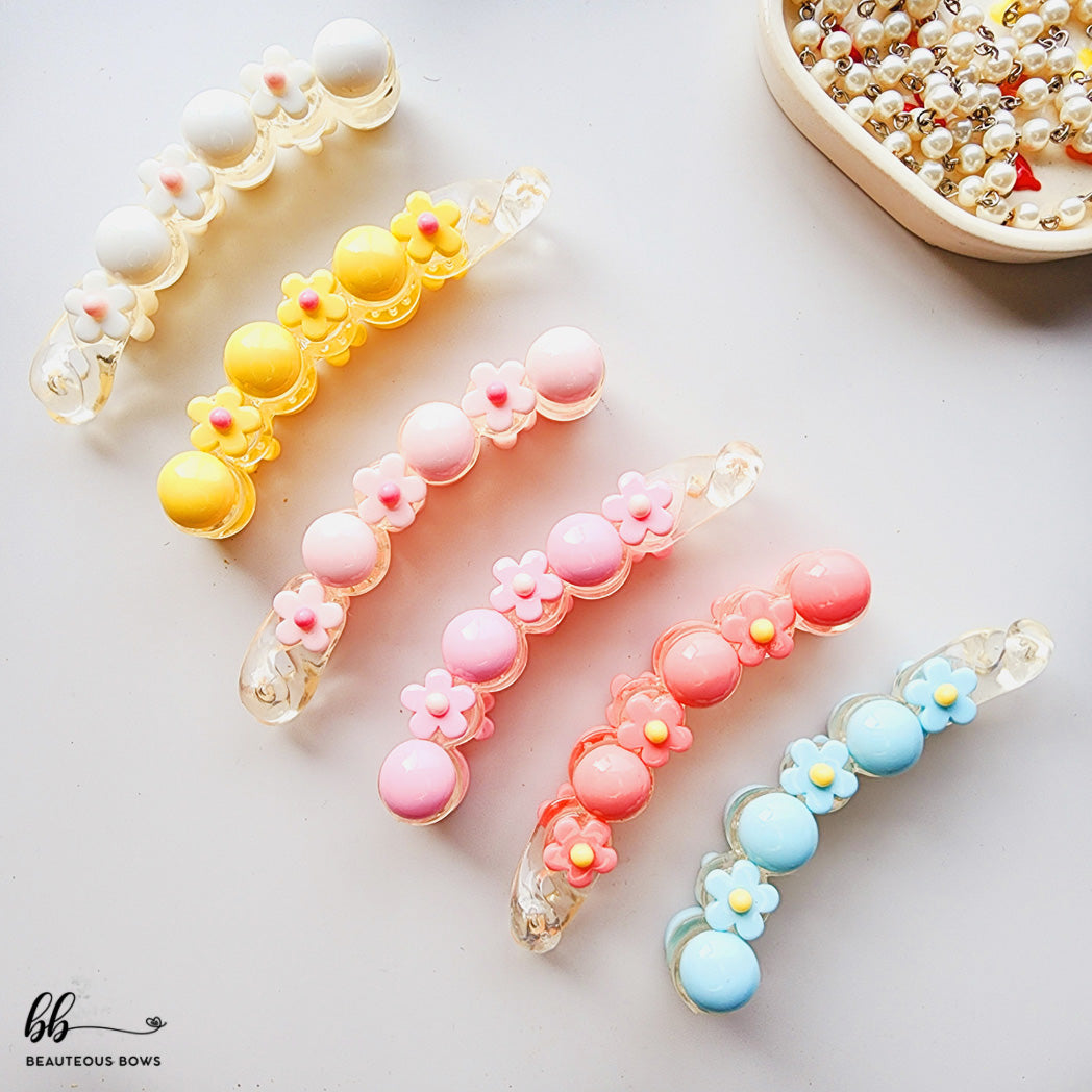 Flower Banana Clip