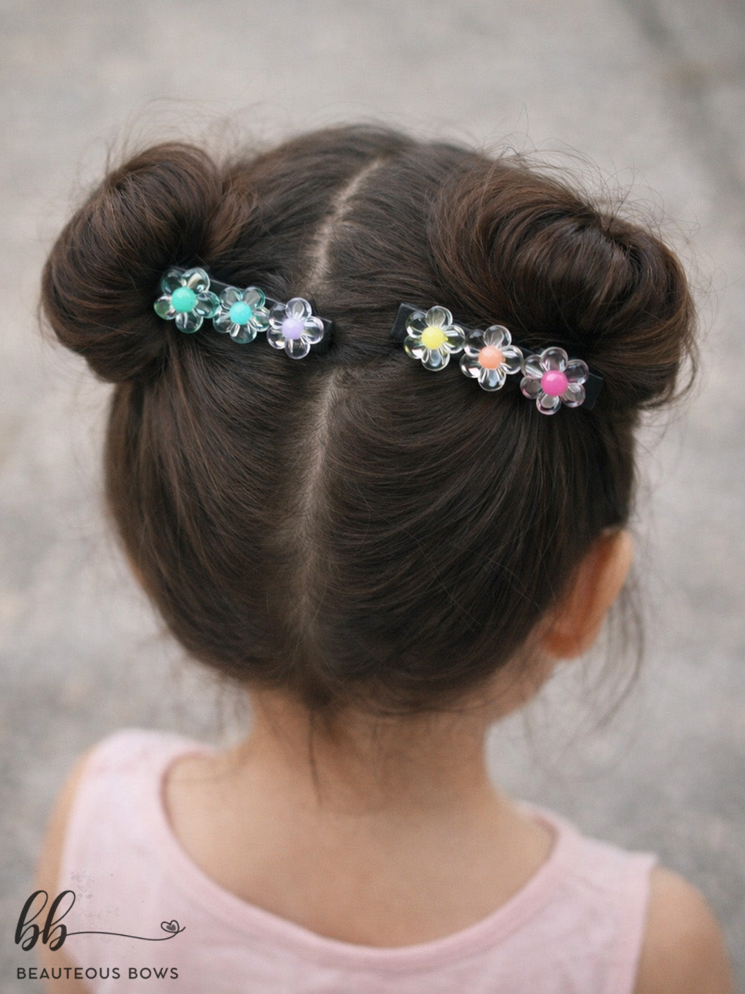 Flower Power Clip set of 4