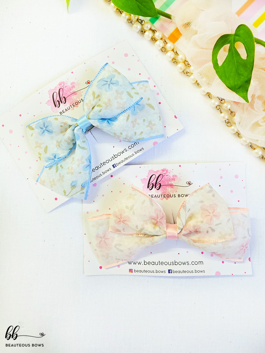 Pink & Blue Floral Set