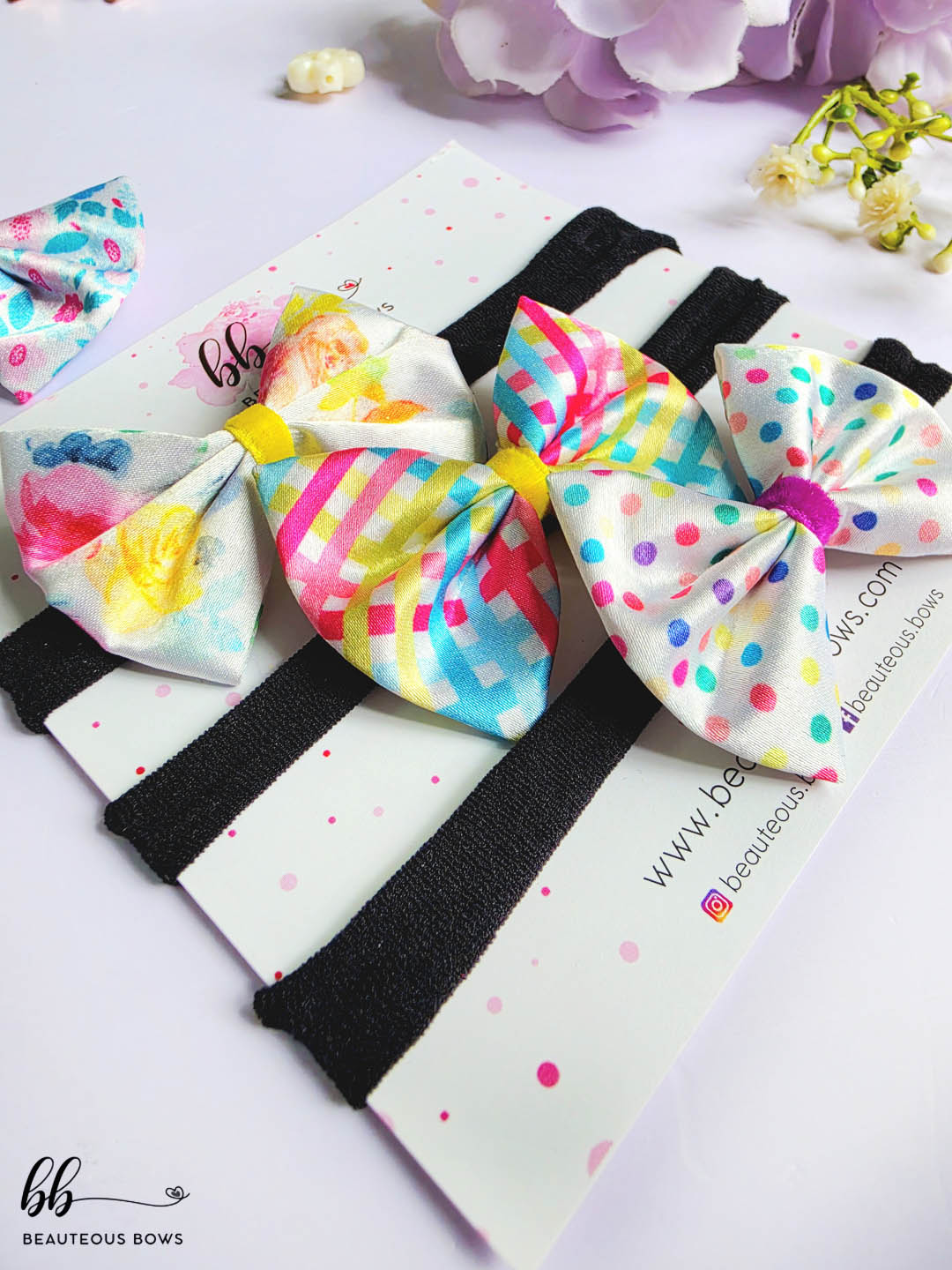 Rainbow Headband Set