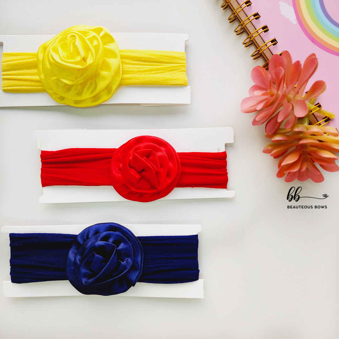 Rosey Satin Headwrap