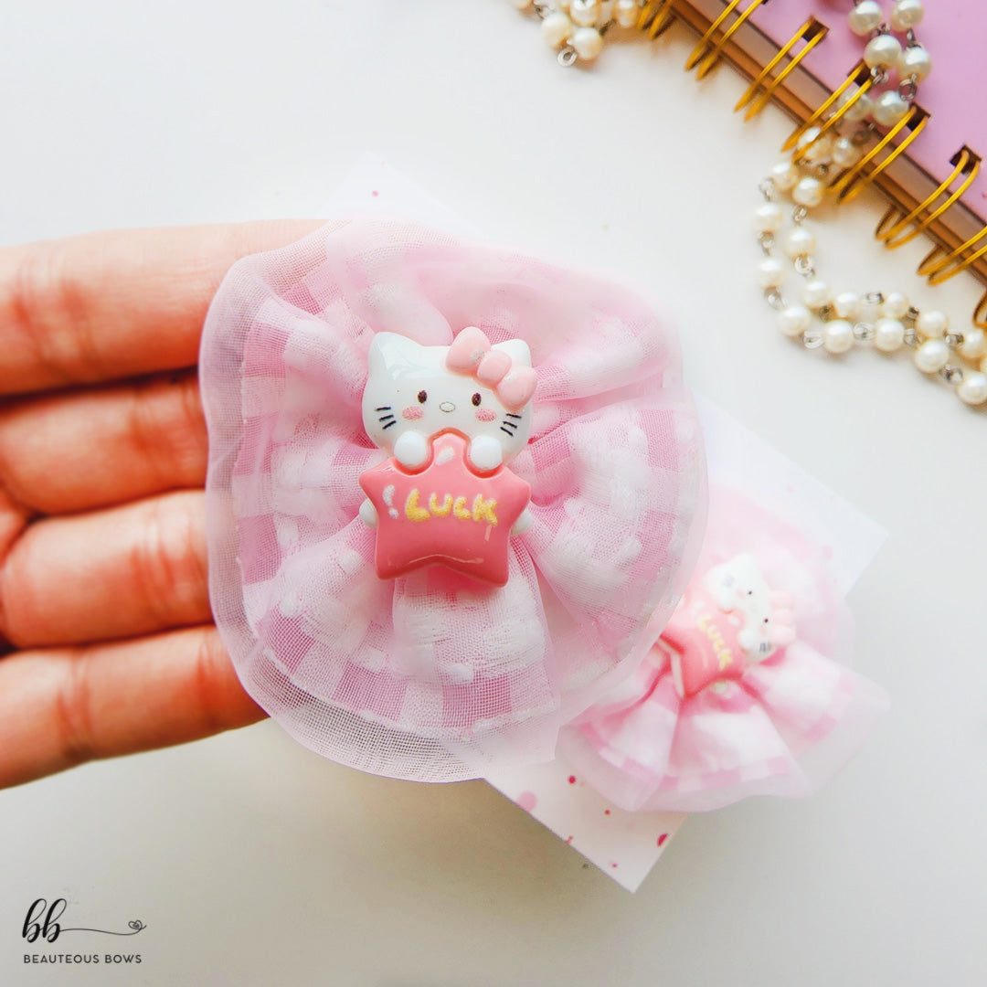 Ruffle Hairtie Pair