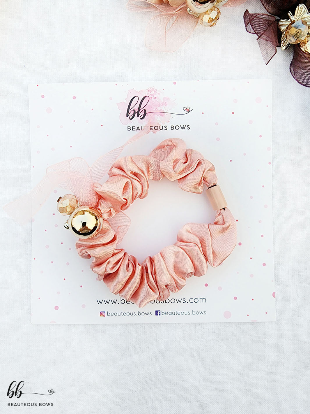 Satin Charm Hairtie