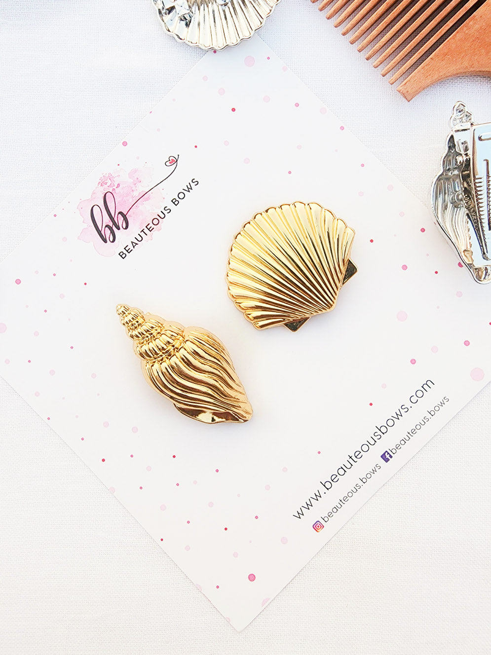 Sea Shells Festive Clip Set