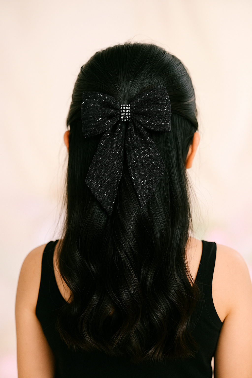 Sparkly Alice Pigtail Bow