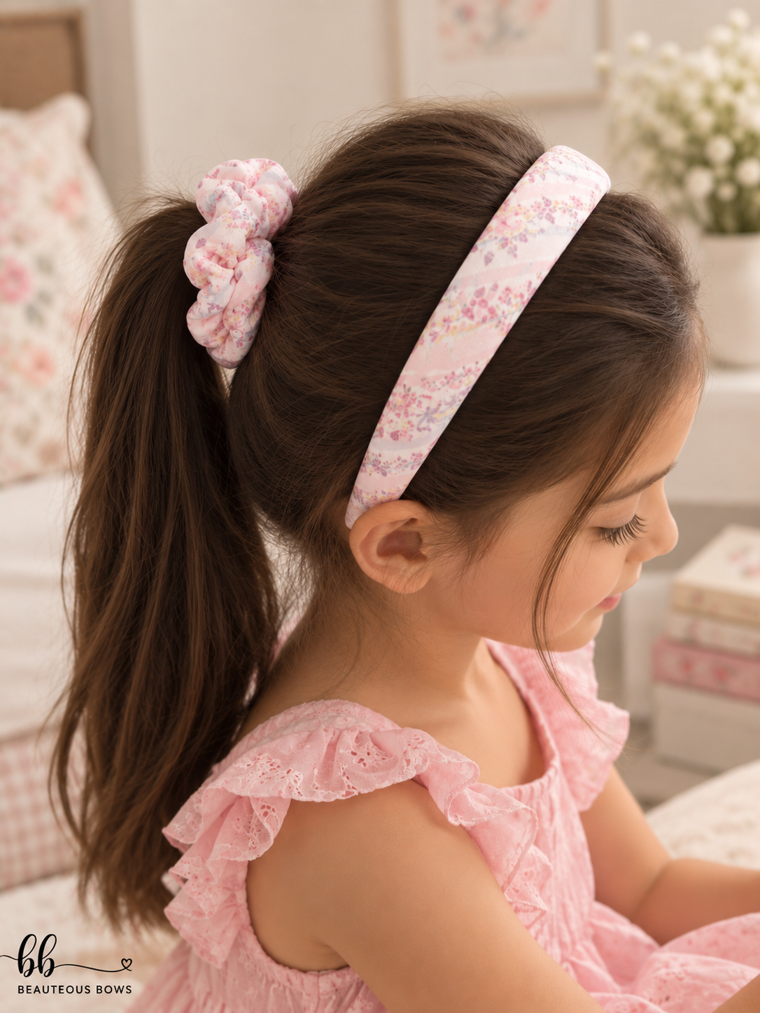 Country Charm Hairband with Scrunchie