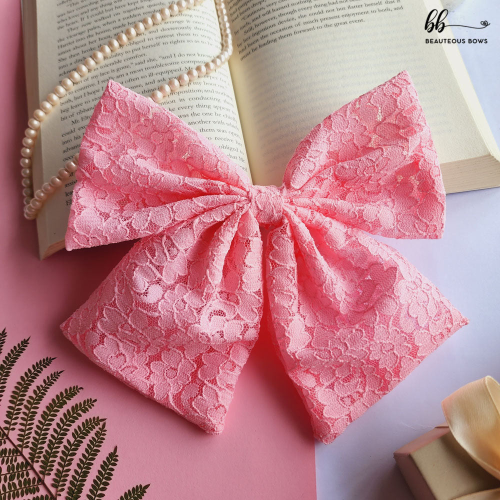 Pretty Lace Hair Bow