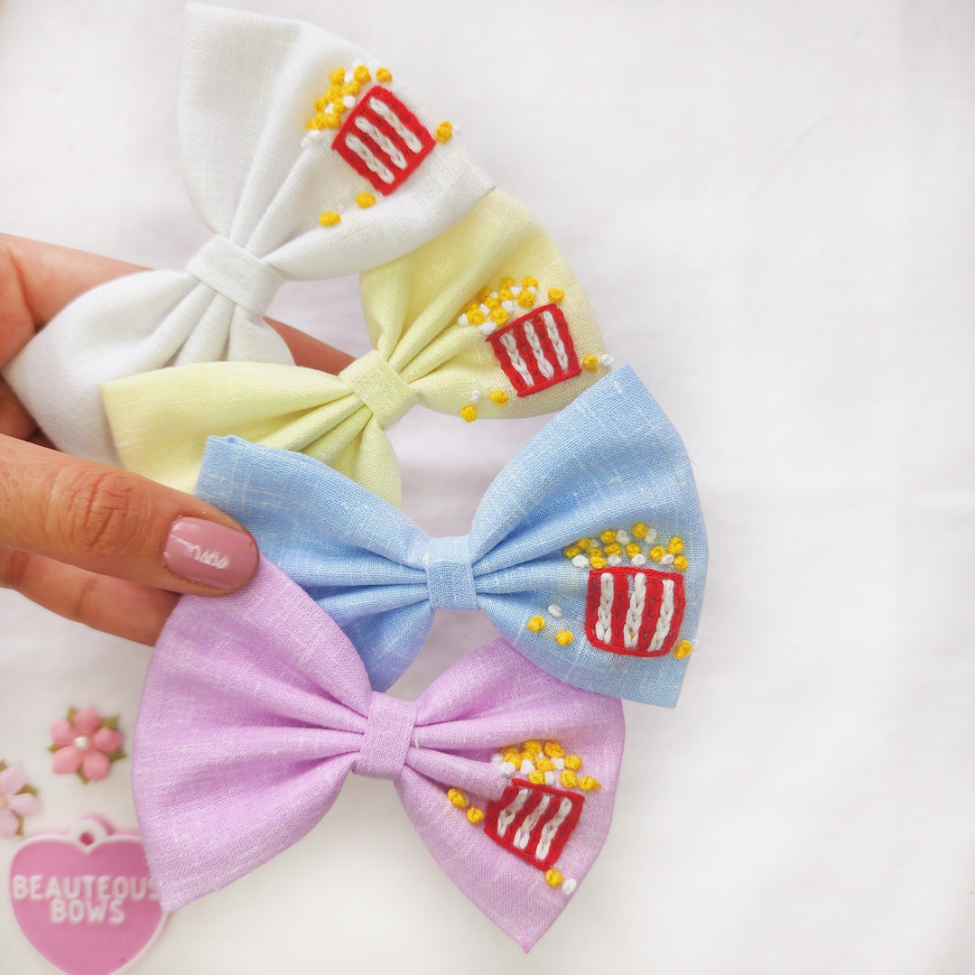 Popcorn Standard Hair Bow