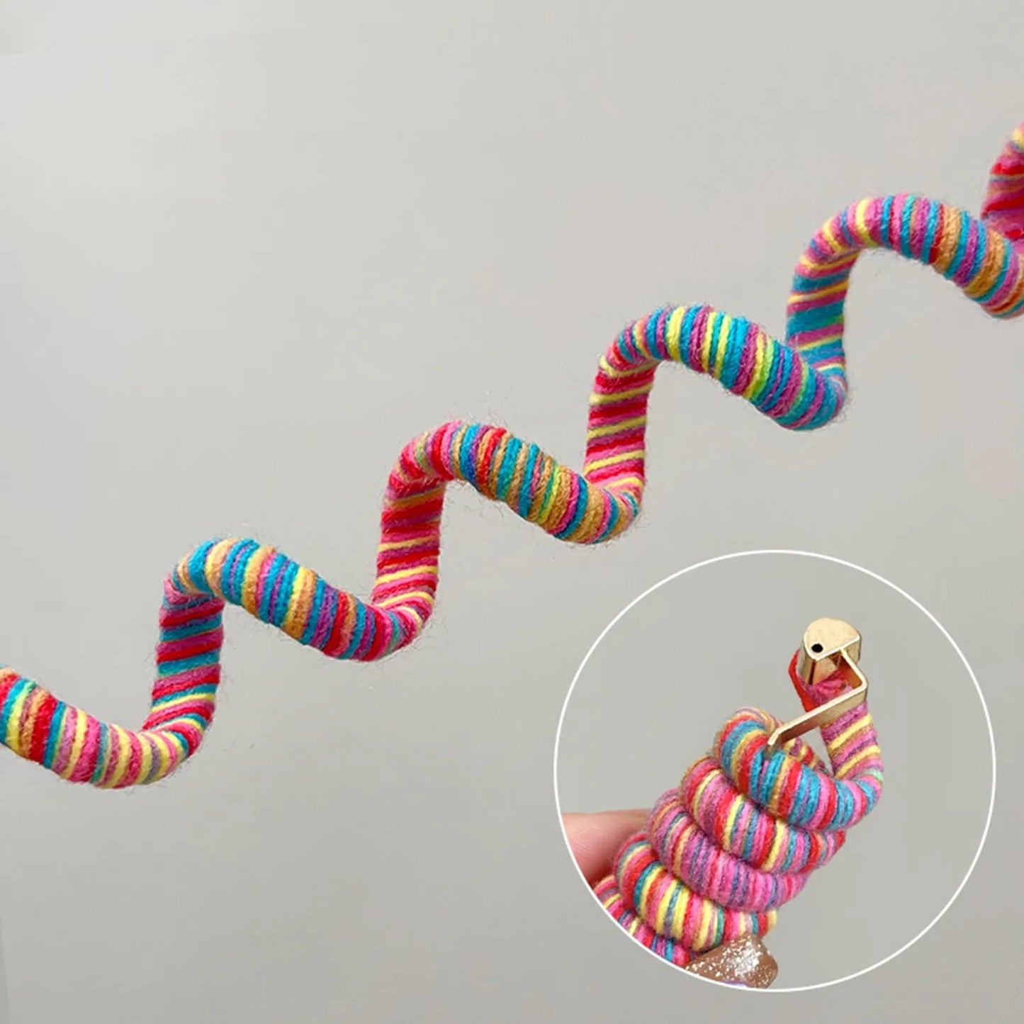 Boho Spiral Pony Holder