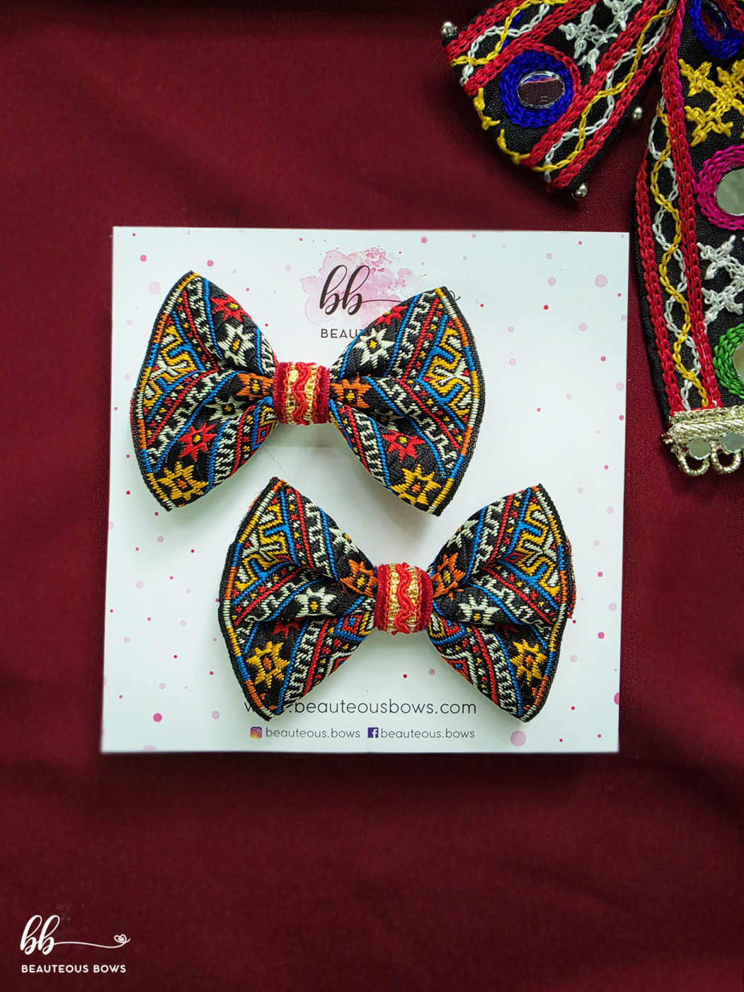 Raas Rani Festive Mini Bow Set