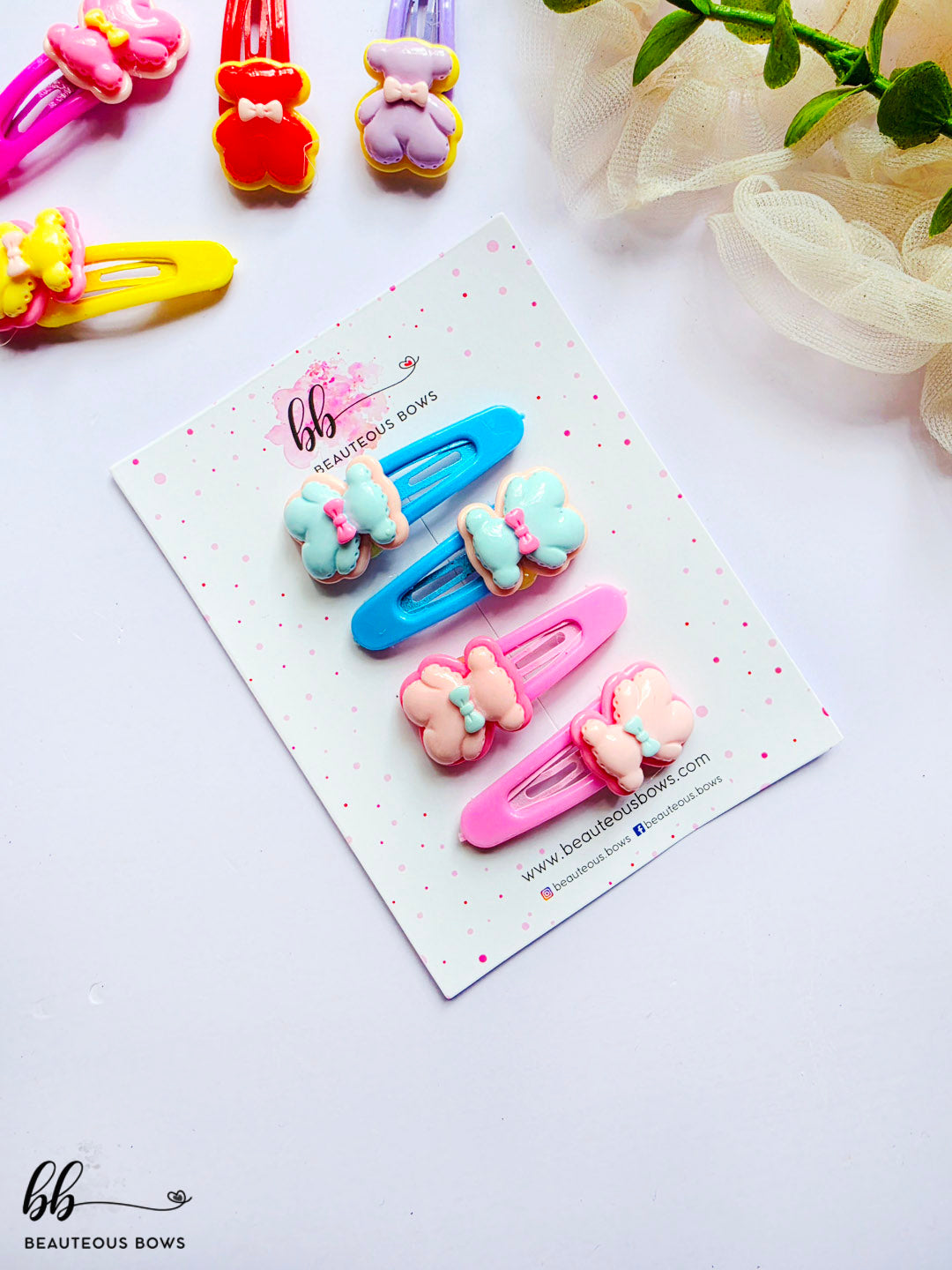 Bear Hairtie & Tic Tac set