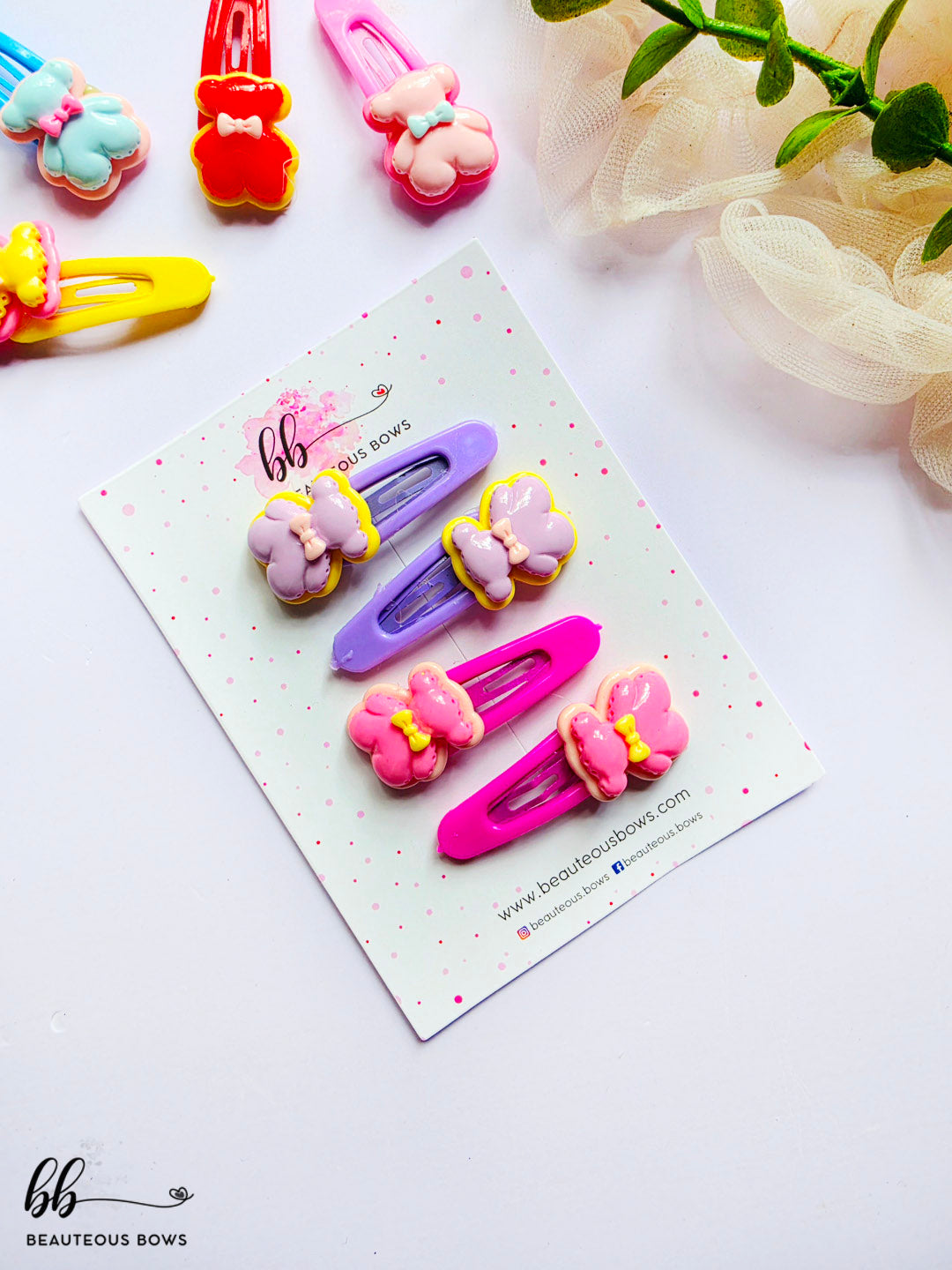 Bear Hairtie & Tic Tac set