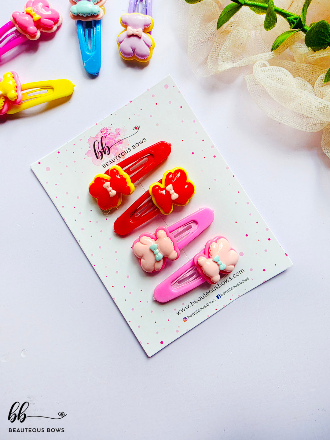 Bear Hairtie & Tic Tac set