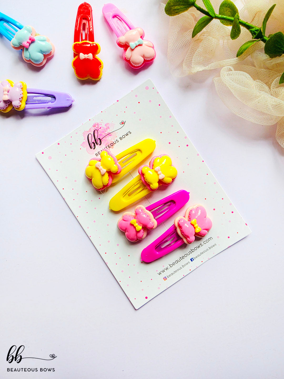 Bear Hairtie & Tic Tac set