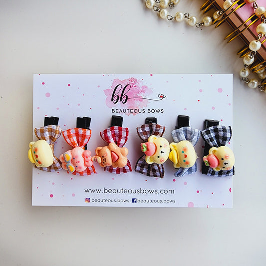 Beary Cute Clip Set of 6