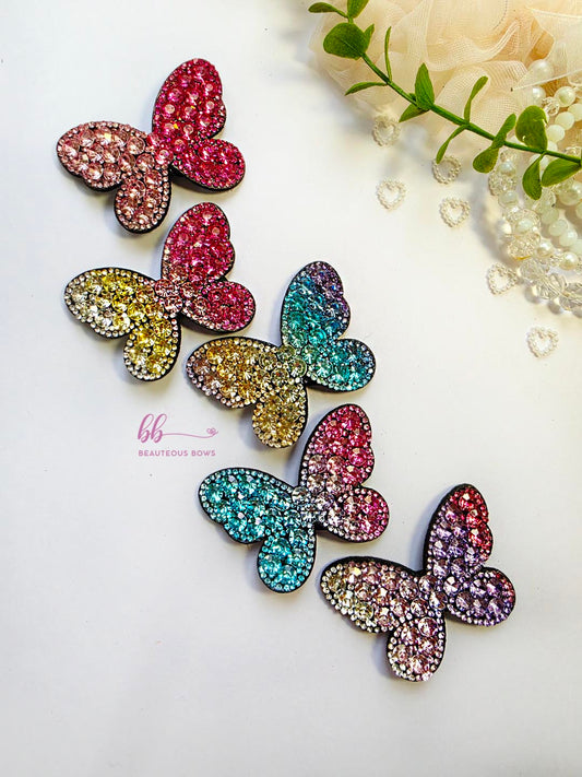Bejewelled Butterfly Festive Clip