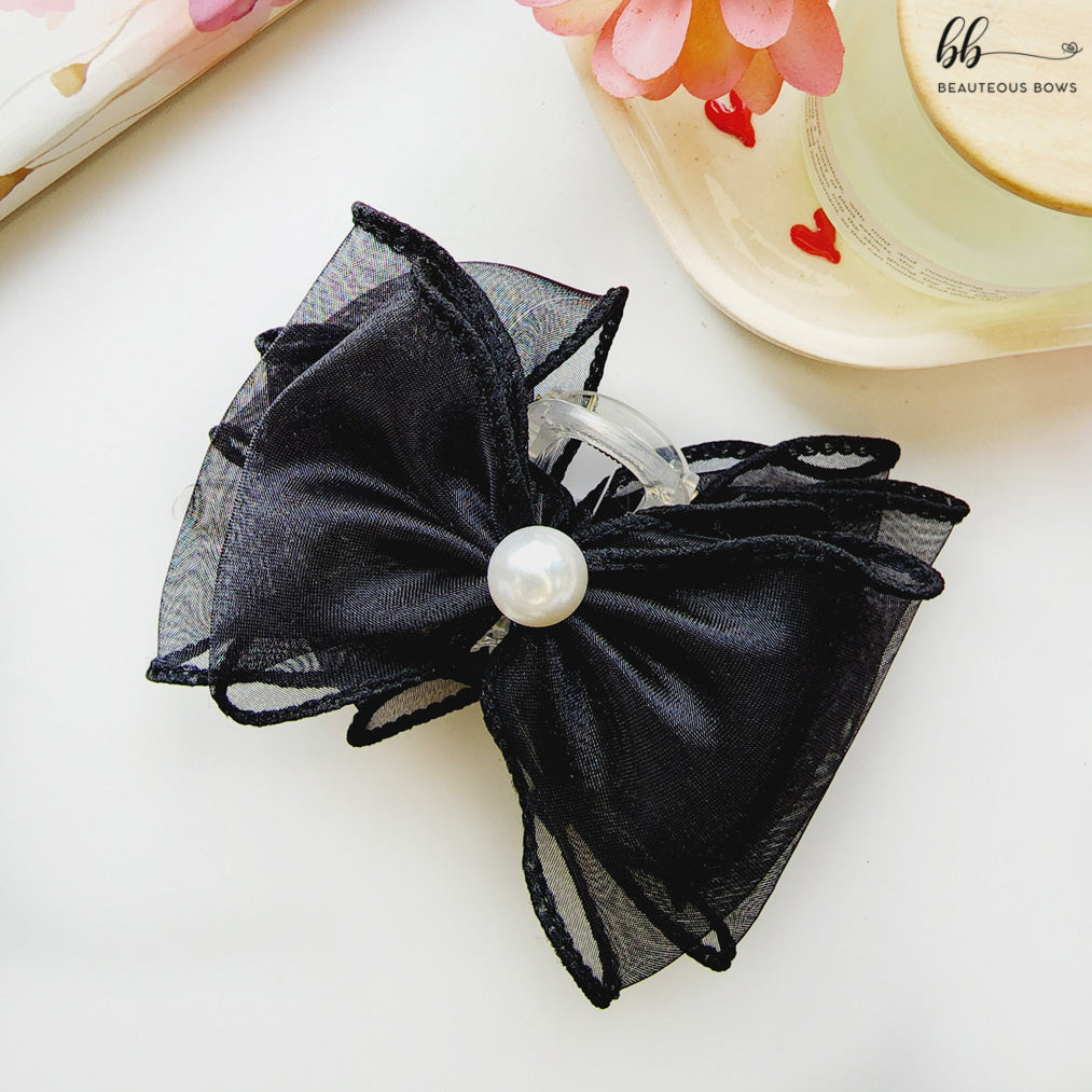 Delicate Bow Claw Clip