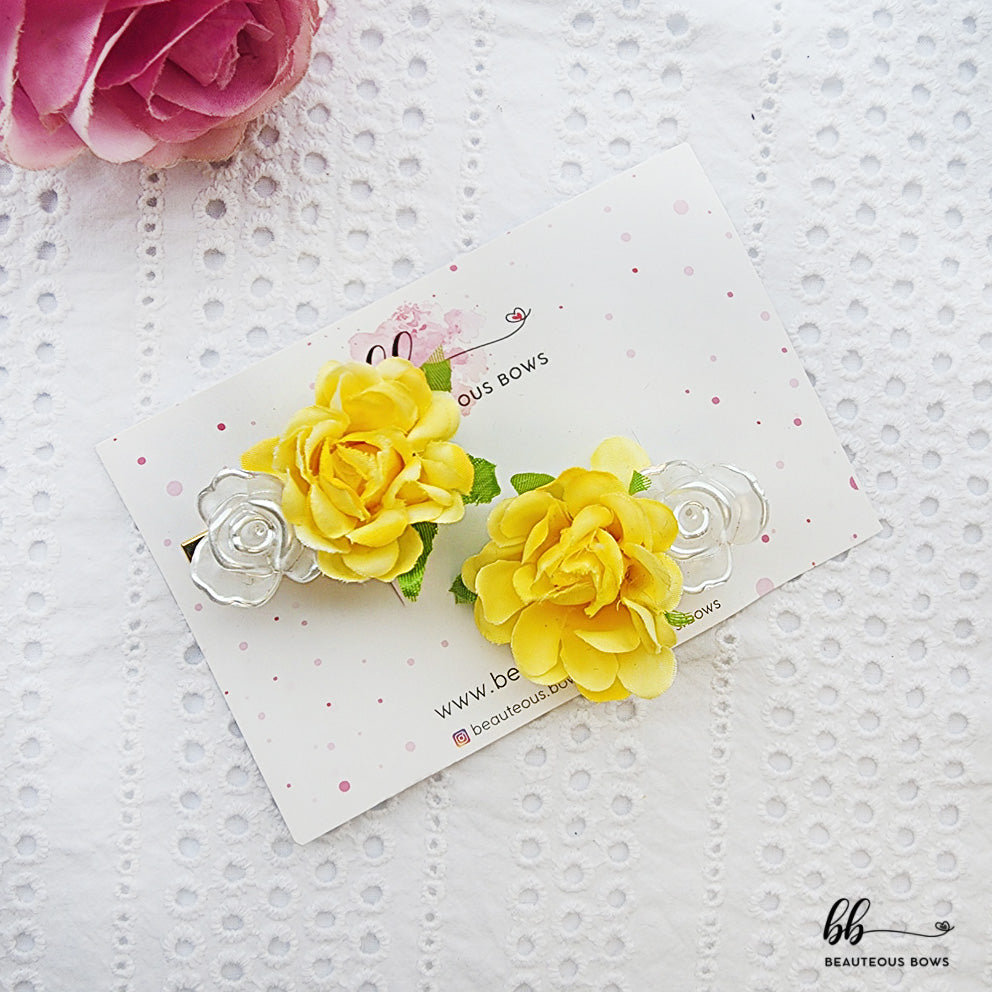 Blossom Pearl Clip Set