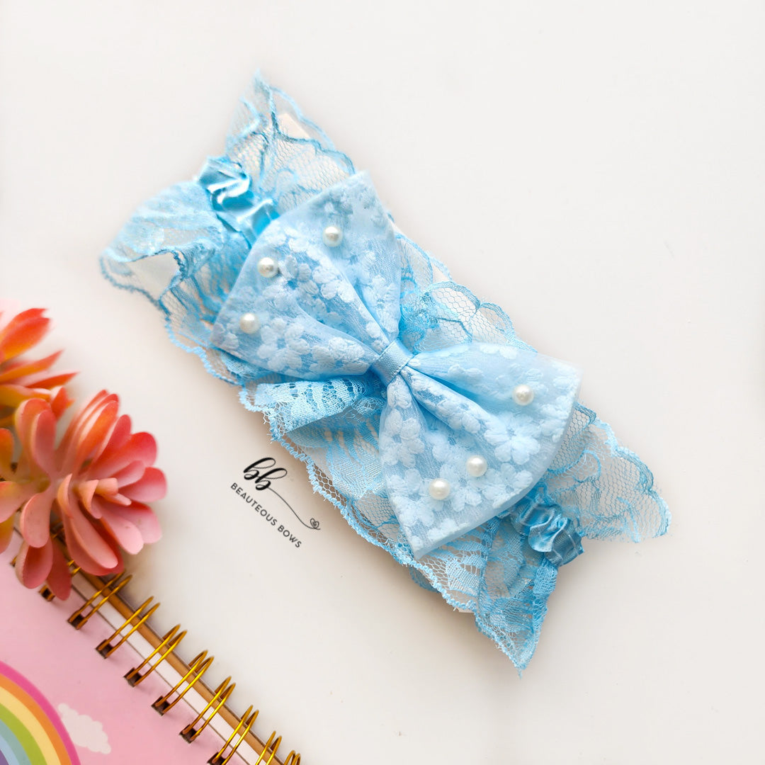 Frilly Bow Headwrap