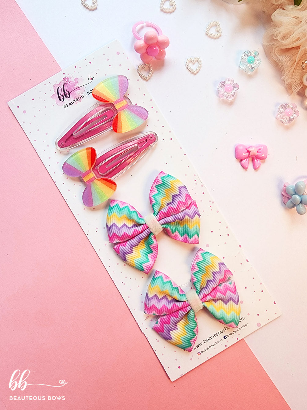 Girly Bow & Tic Tac Set