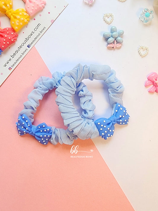 Bow Scrunchie Pair