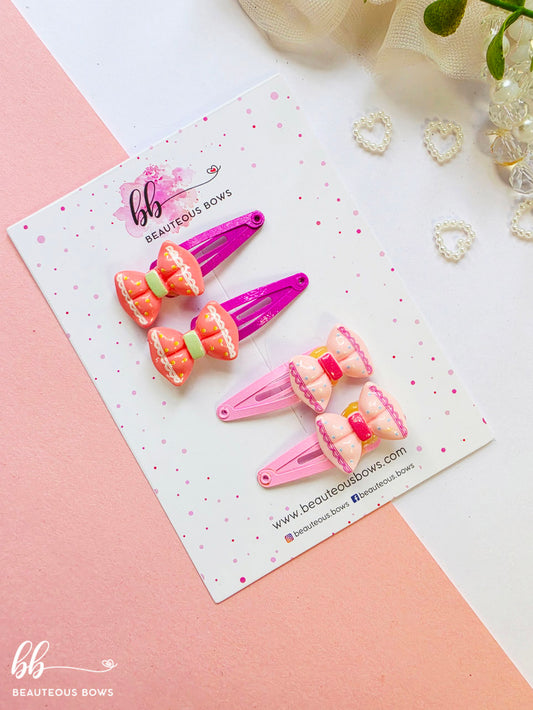Cute Bow Tic Tac Set of 4