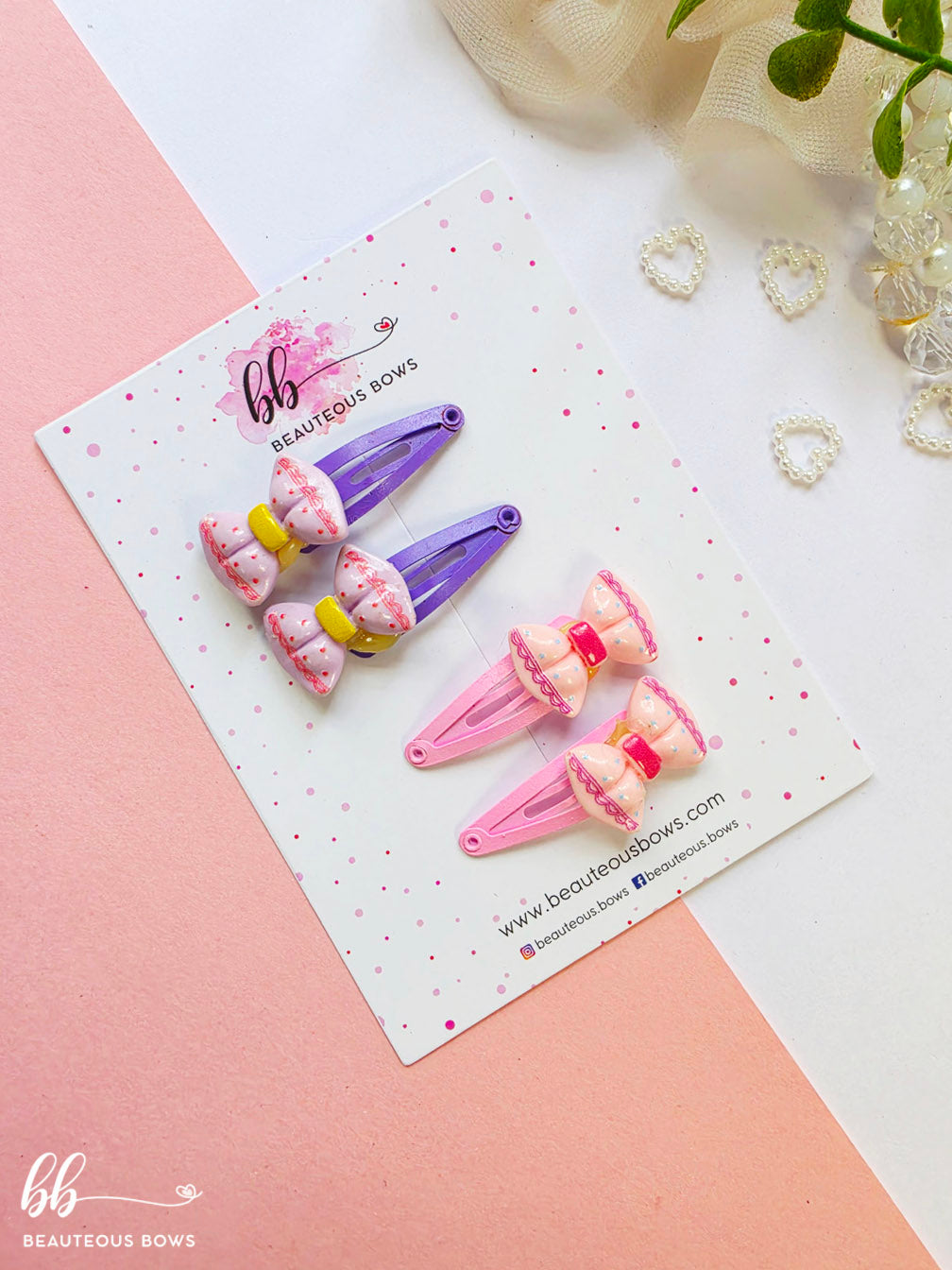 Cute Bow Tic Tac Set of 4