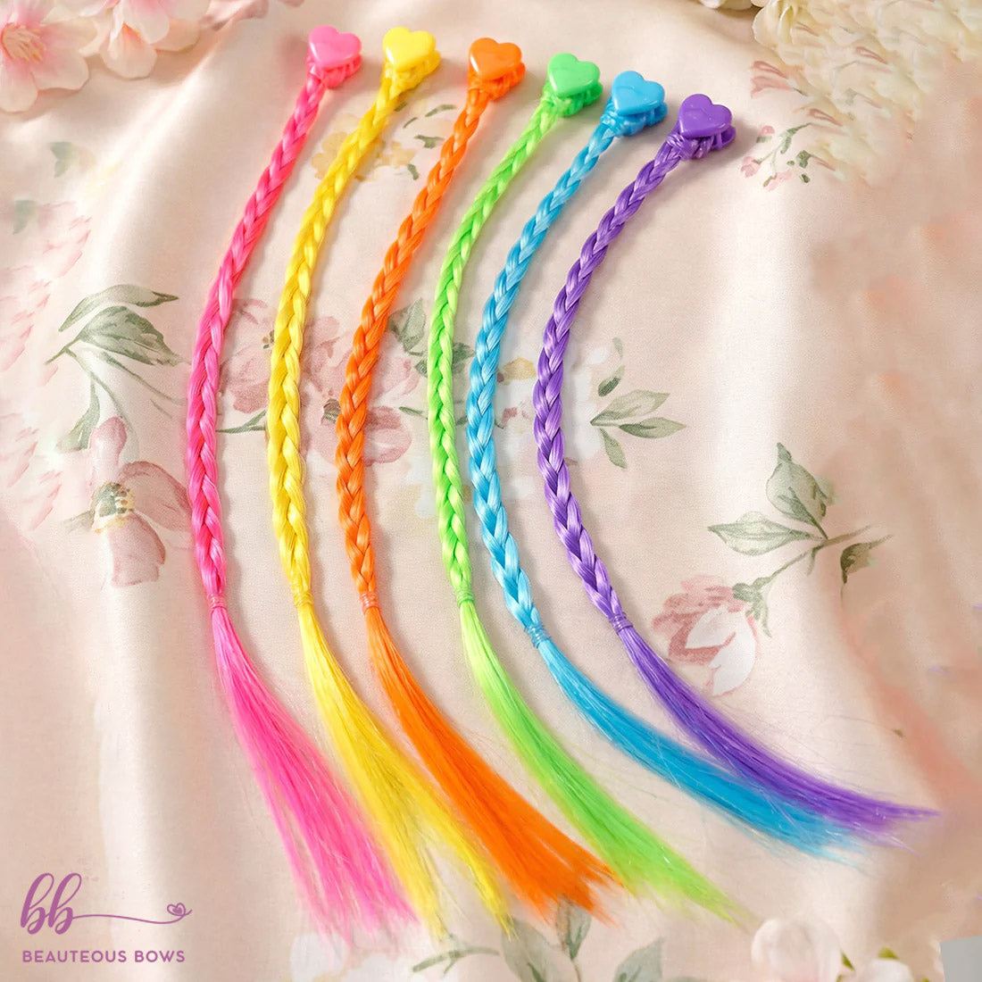 Clip in Tinsels set of 6