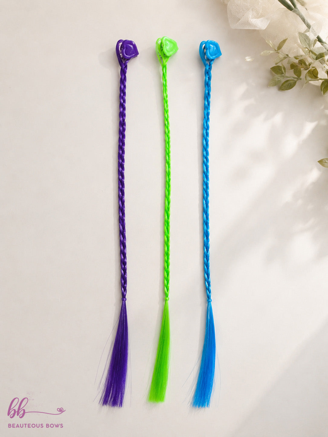 Clip in Tinsels set of 6