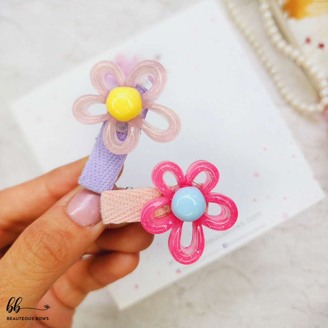Candy Petals Clip Set of 5