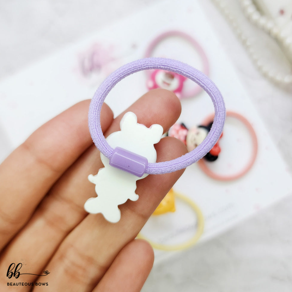 Cartoon Hair Tie Set of 5