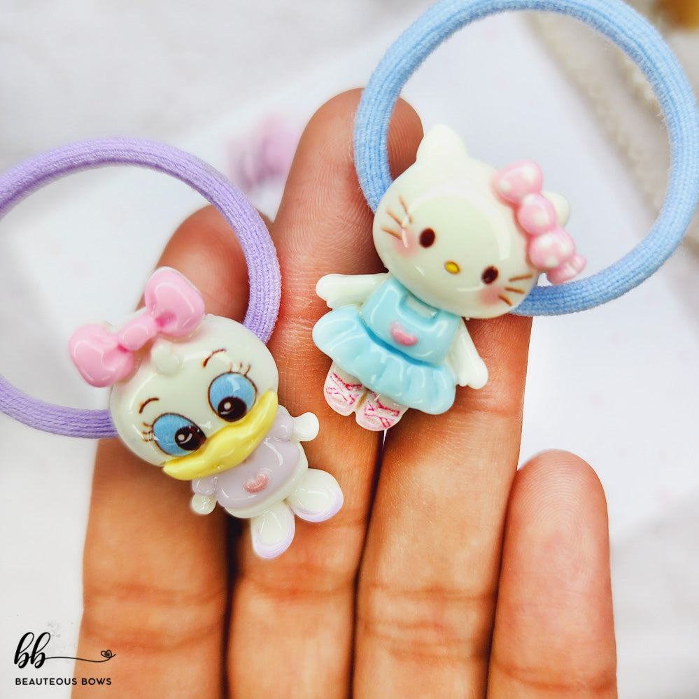 Cartoon Hair Tie Set of 5