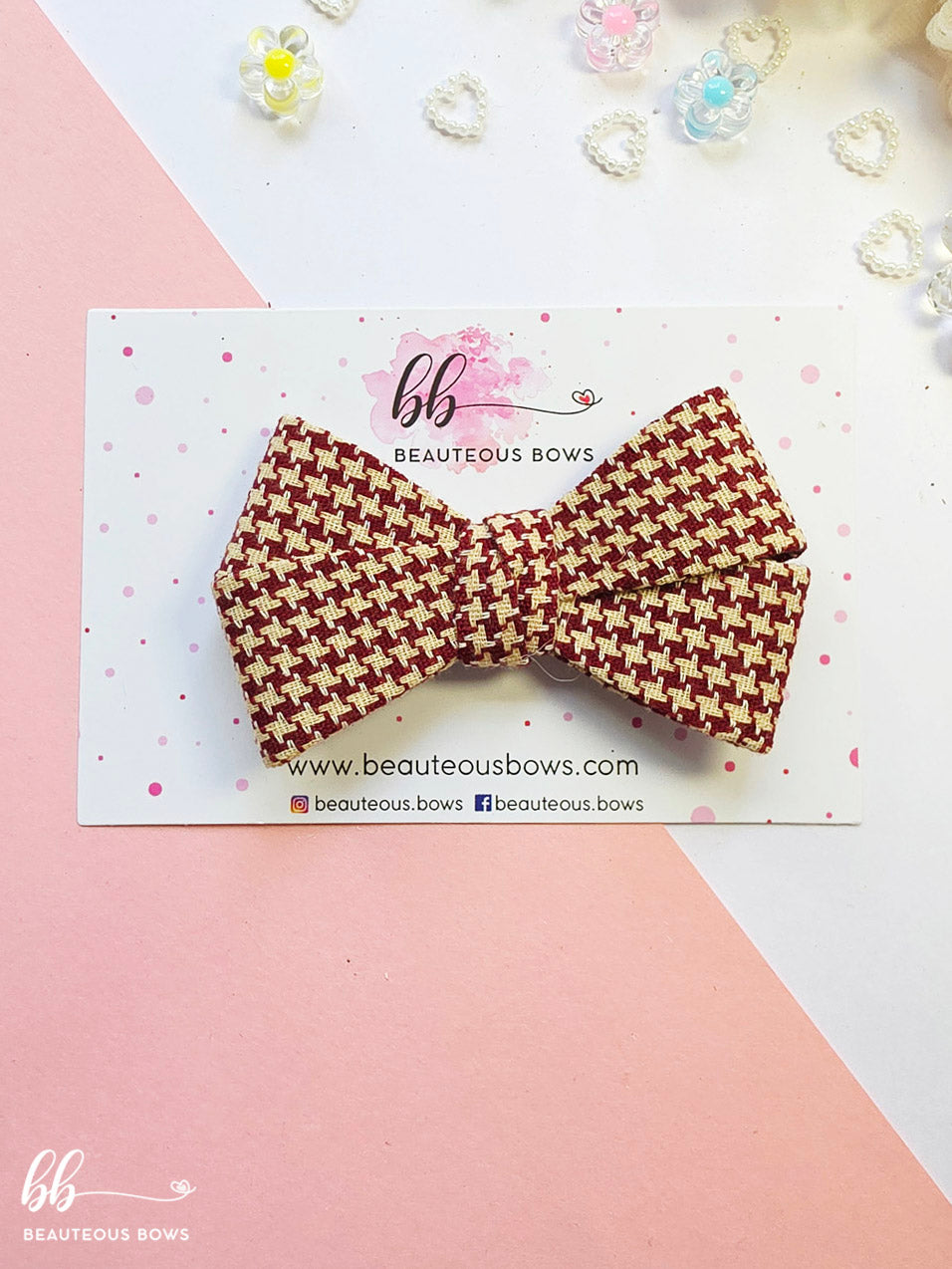 Checkered Double Bow