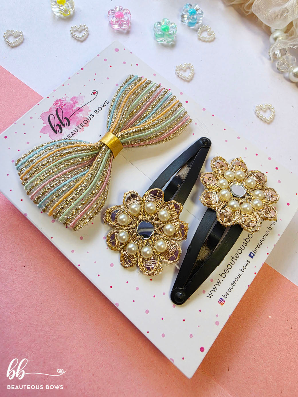Festive Tic Tac & Bow Set