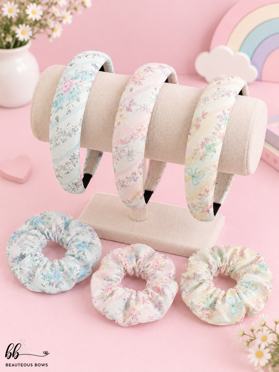 Country Charm Hairband with Scrunchie