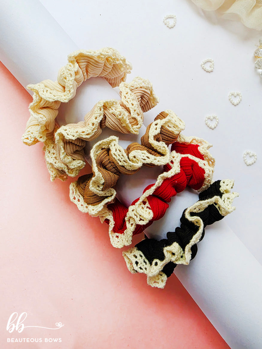Crochet Scrunchie Set