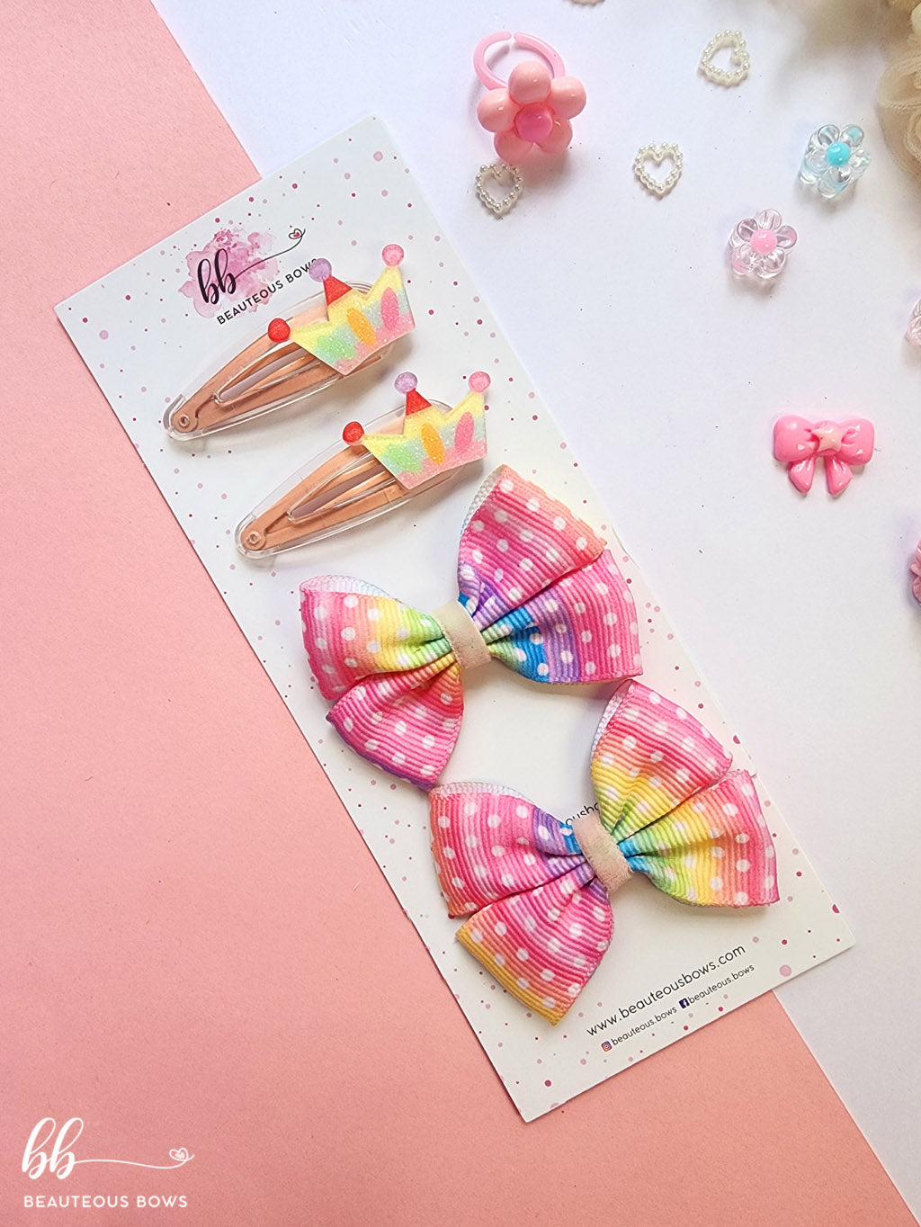 Girly Bow & Tic Tac Set