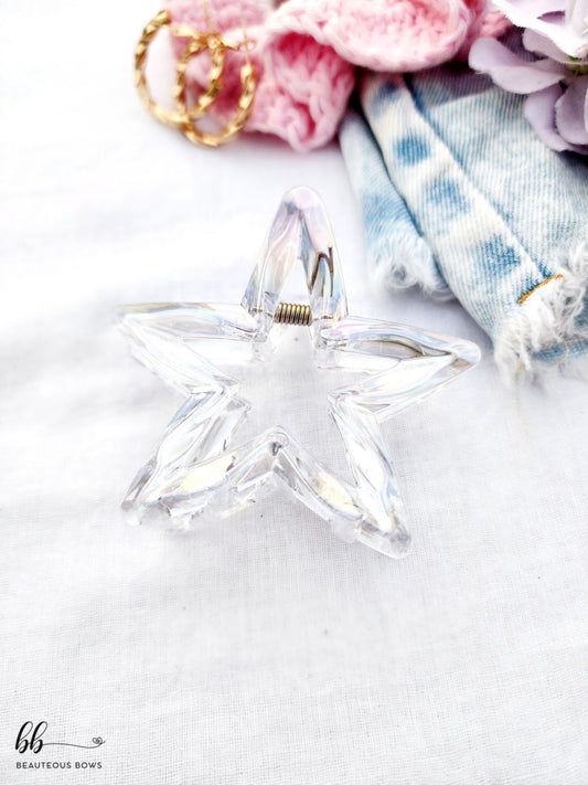 Crystal Star Hair Claw