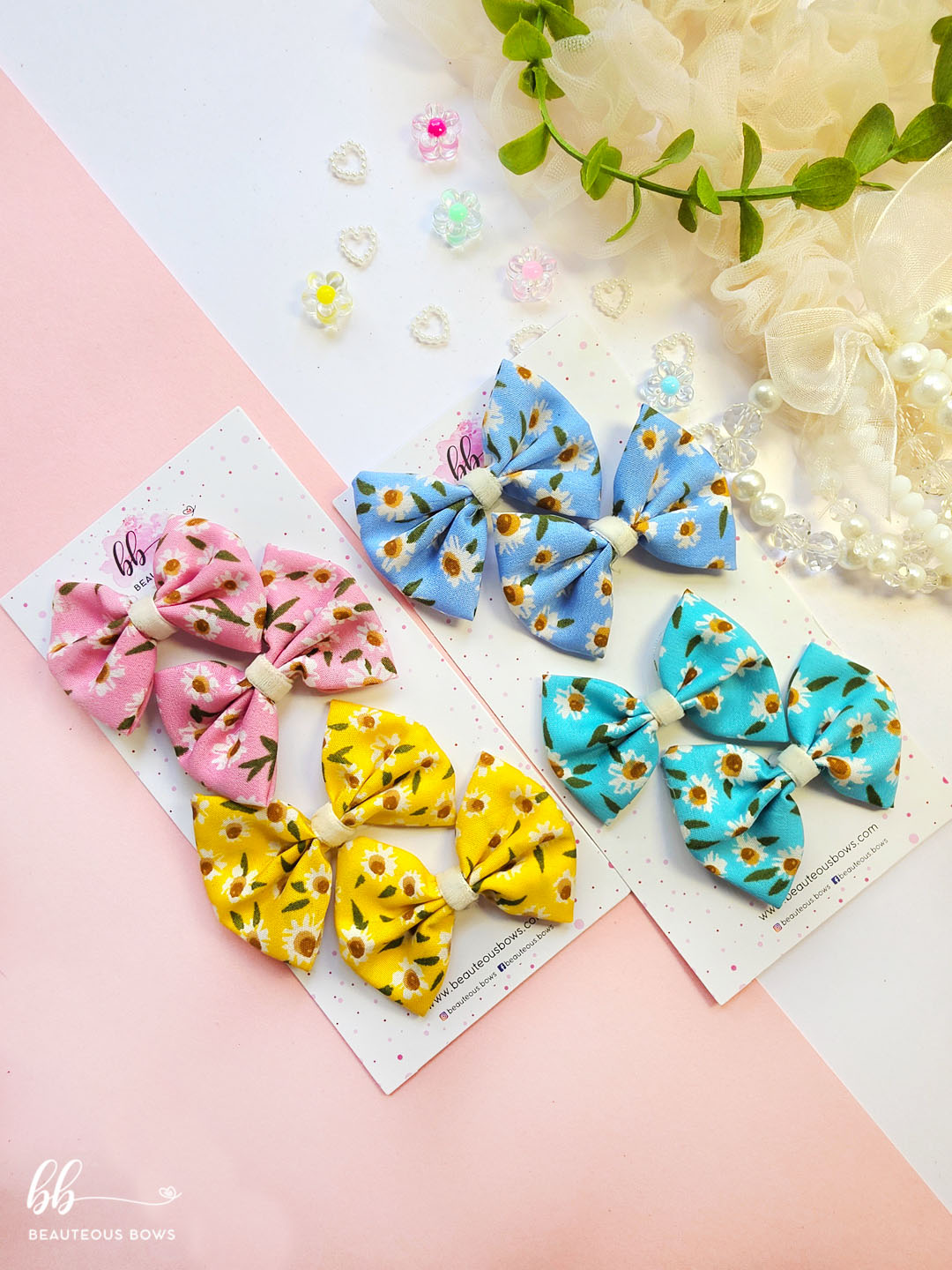 Daisy Mini Bow Set
