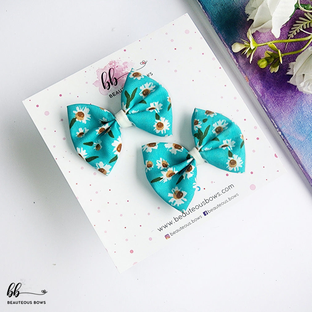 Daisy Mini Bow Set of 2